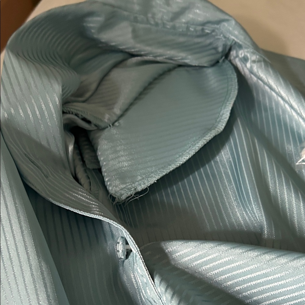 Worthington Teal Button-Up Blouse - Picture 7 of 7